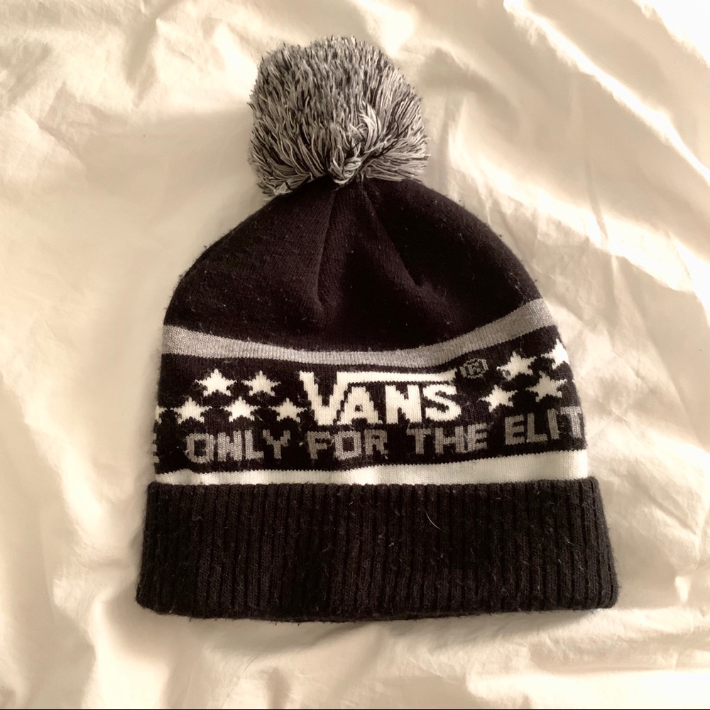 Vans black winter hat in Women
